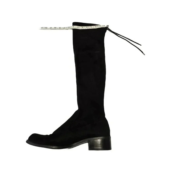Charles David Black Velvet Knee-High Boots - Picture 6 of 12